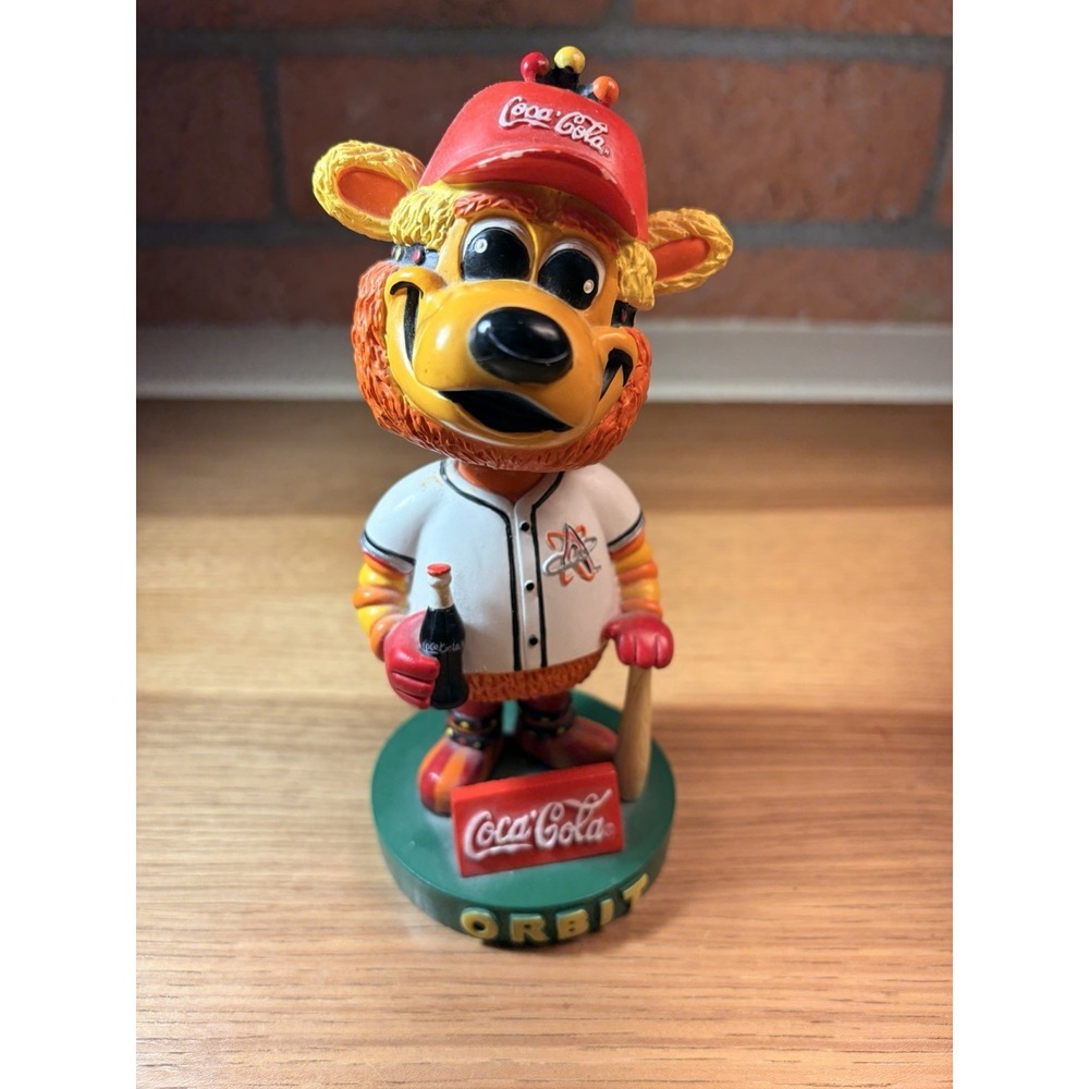 Vintage NIB Albuquerque Isotopes Bobblehead Orbit Coca Cola